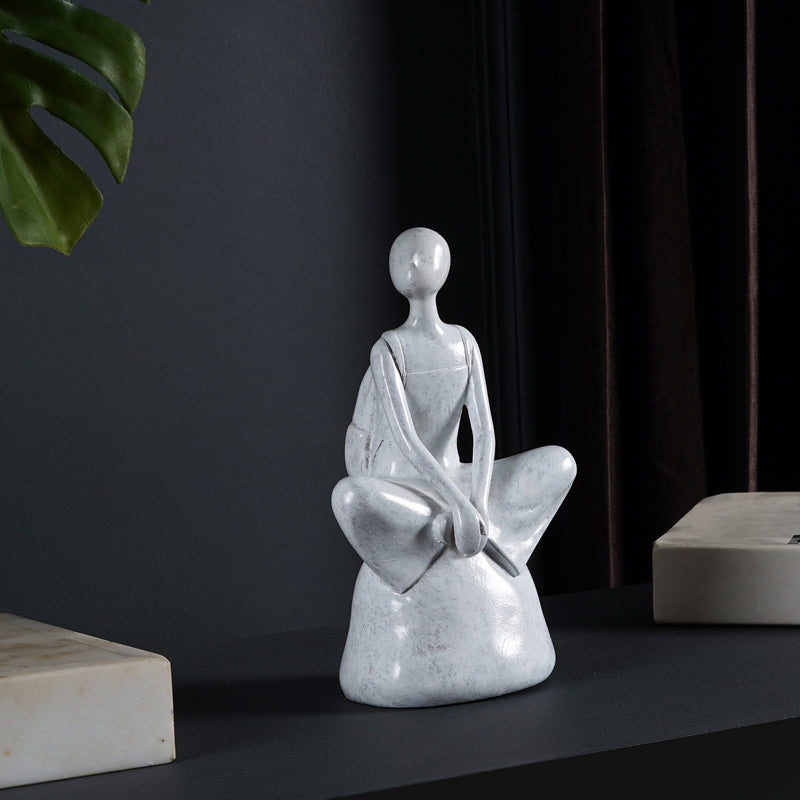 Meditative Mood Resin Showpiece media 6