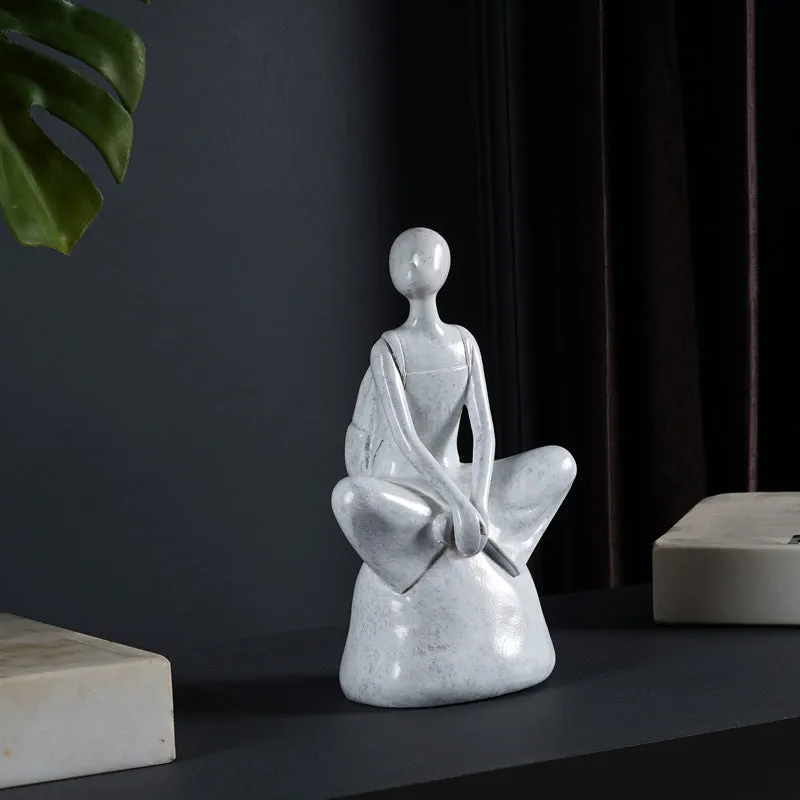 Meditative Mood Resin Showpiece media 6