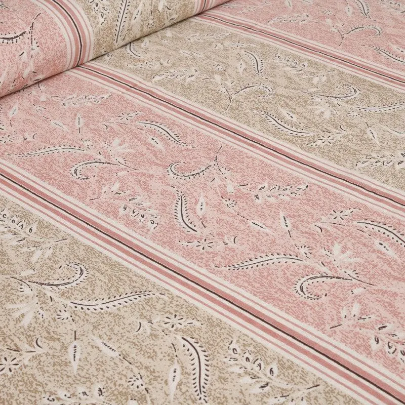 Sumina Printed Cotton Bedsheet (Pink) - 160 TC media 5