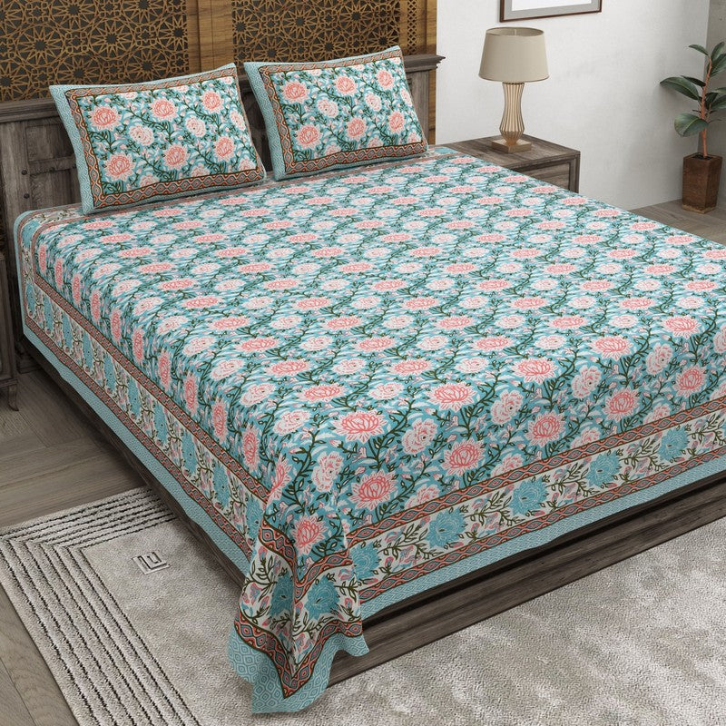Blue,Peach
