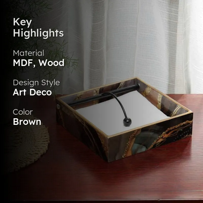Gold Sand Marble Napkin Holder media 2