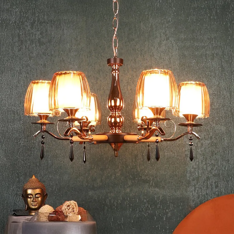 Lanthrite II Chandelier- Gold media 1