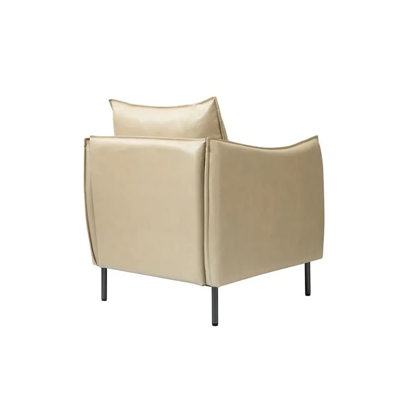 Sculpta Neem Wood Accent Chair - Beige media 6