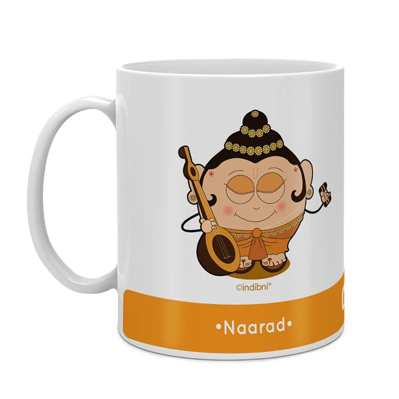 Whimsy Cute Naarad Ceramic Coffee Mug - 300 mL media 4