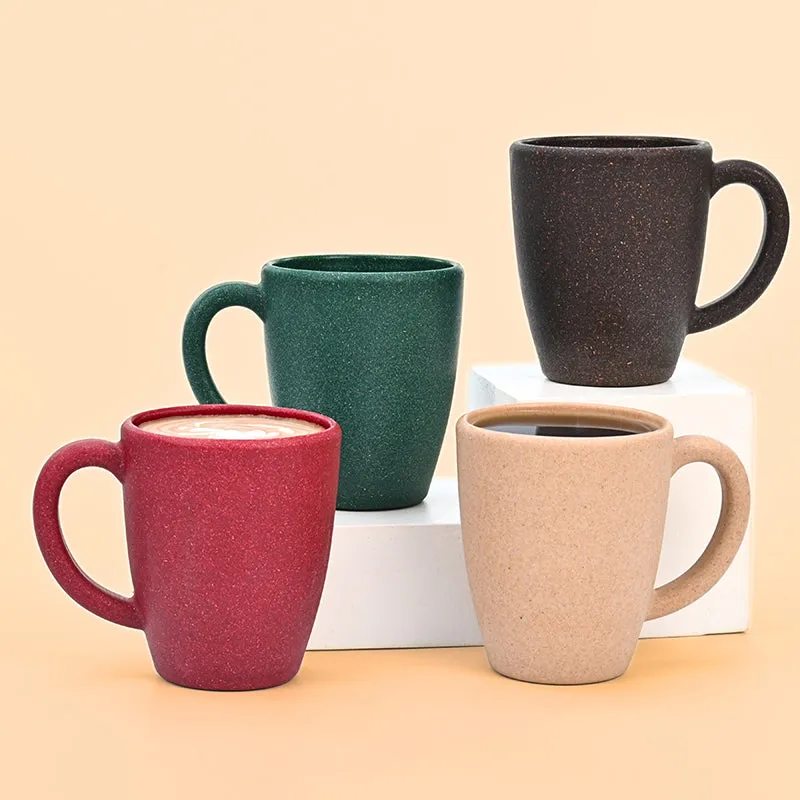 Natura Brew Rice Husk Coffee Mug (300 mL Each) - Set of Four media 1
