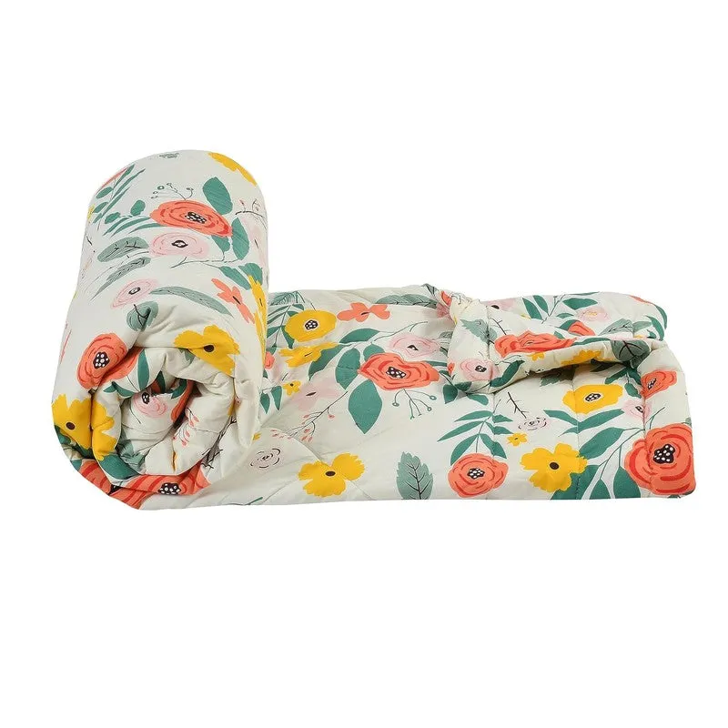 Flower Fantasy Microfiber Kids Comforters - 150 GSM media 4