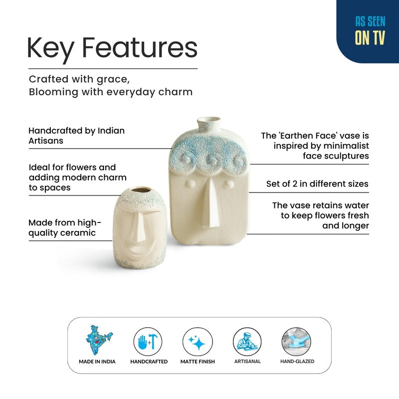 Selene Ceramic Vase - Set Of Two media 5