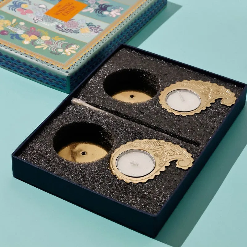 FlameNest Tea Light Candle Holder - Set of Two media 7
