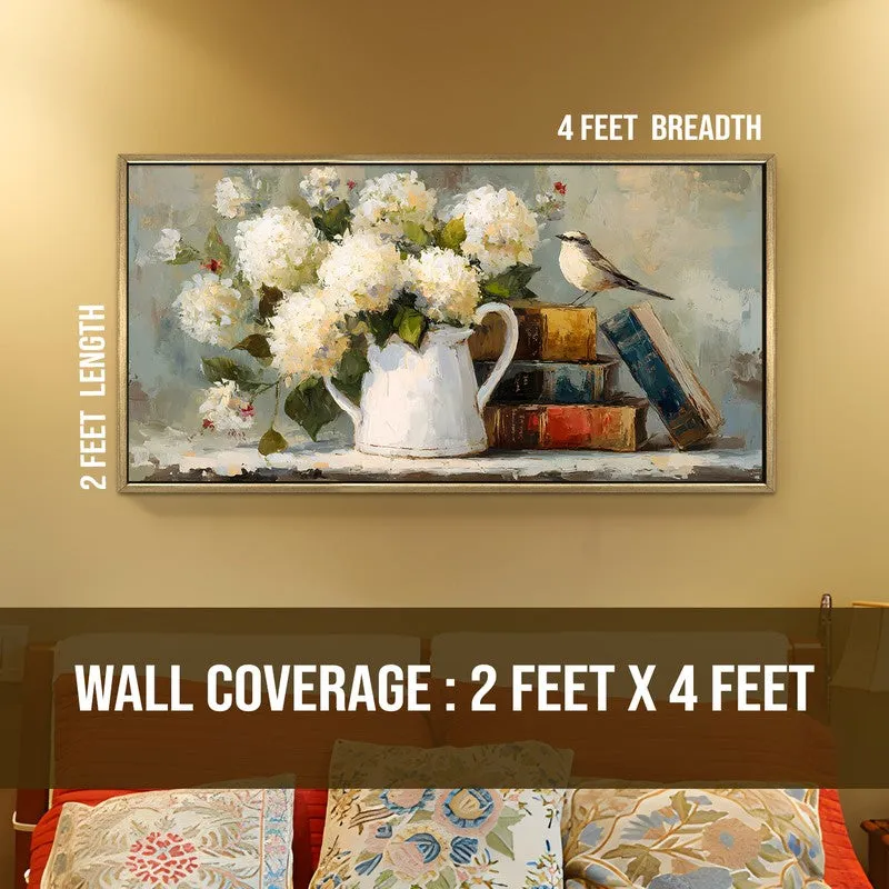Antique Canvas Wall Painting With Frame media 8