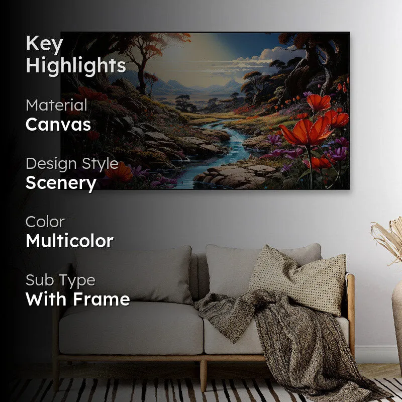 The Magic Stream Canvas Wall Painting media 2