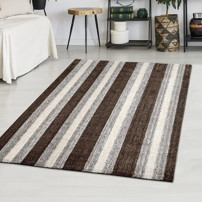 Line Tuft Anti Slip Carpet - Brown media 5