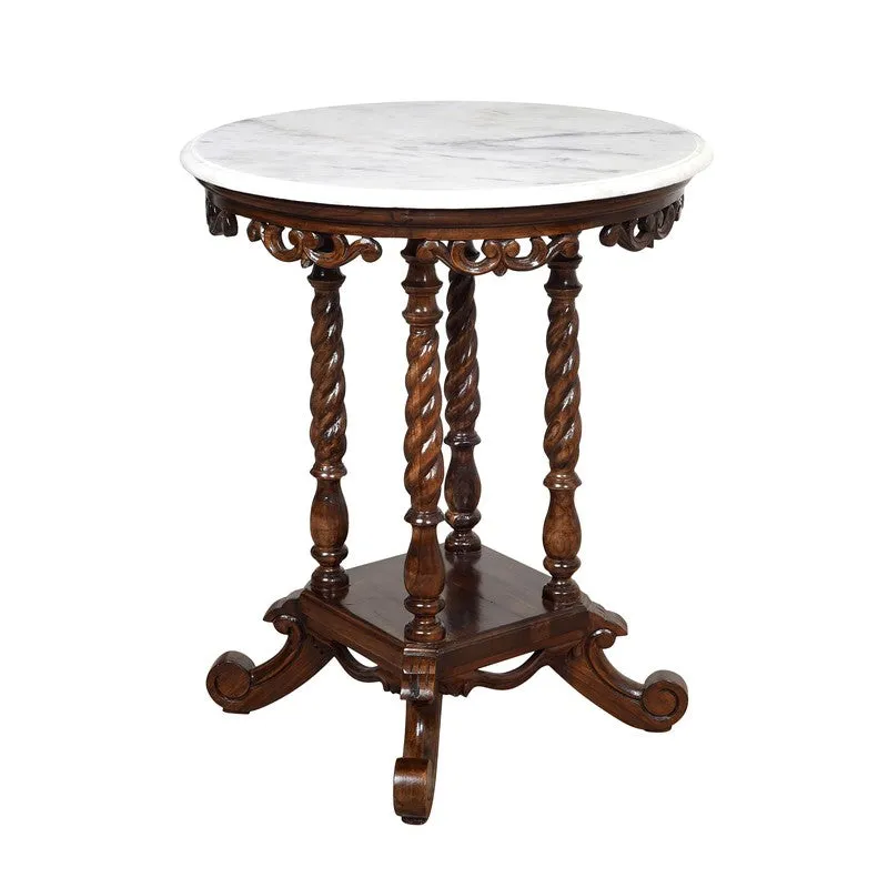 Fiona Teak Wood Side Table media 3