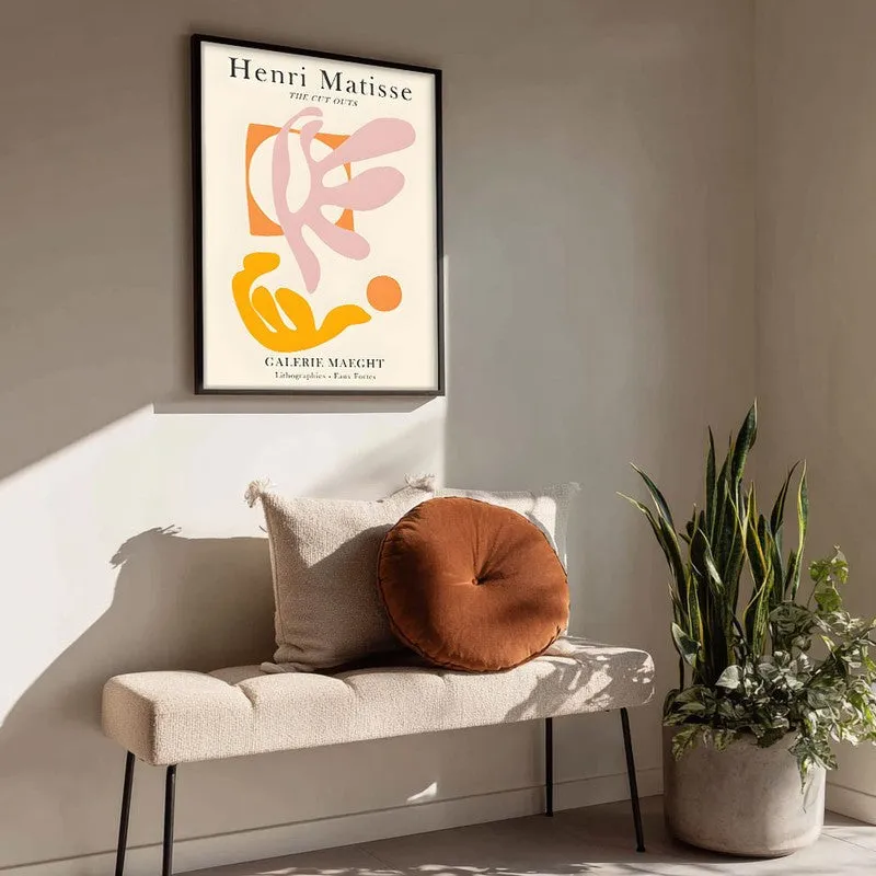 Muted Elegance Canvas Wall Painting With Black Frame media 4