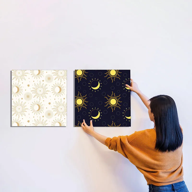 Day & Night Canvas Wall Art - Set Of Two media 6