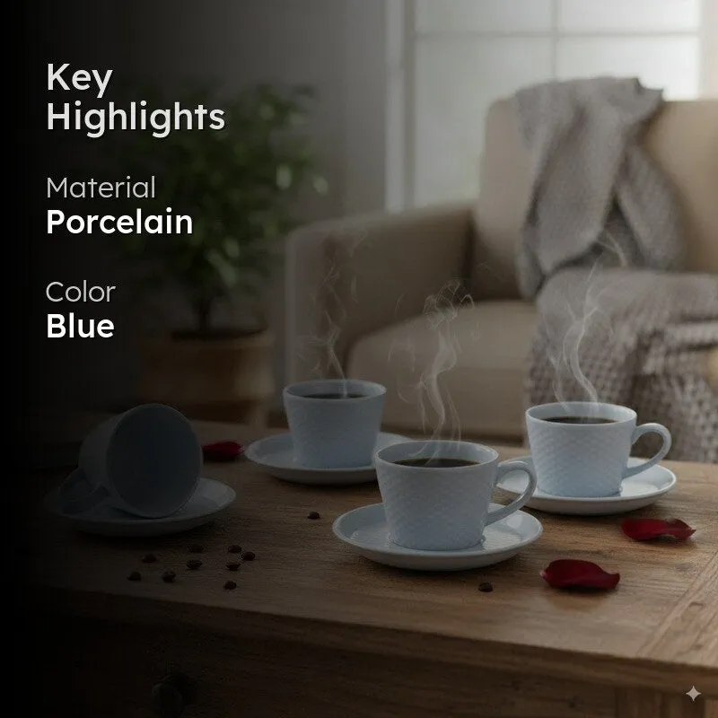 Grovia Cup & Saucer (200 mL) - Set of Four media 2