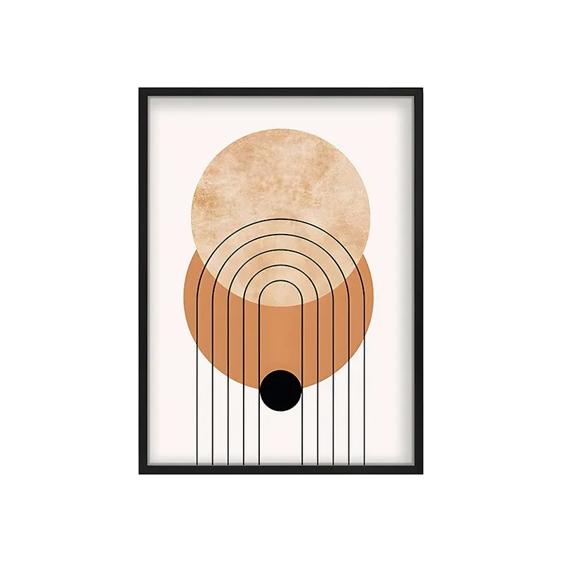 Centered Harmony Canvas Wall Painting With Black Frame media 3