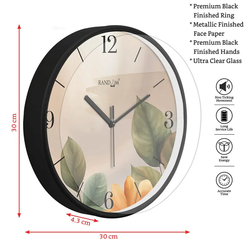 Kenn Floral Wall Clock media 4