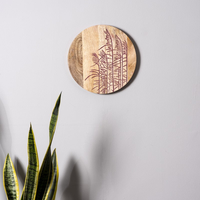 Rustic Fields Wooden Wall Plate