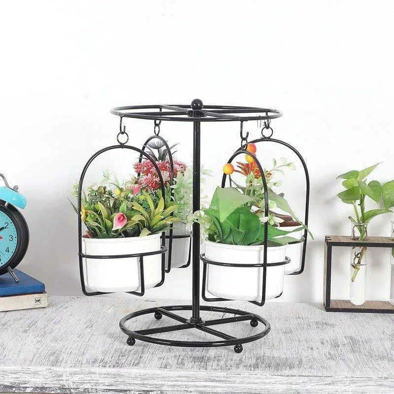 Merry Go Round Planter - White media 3