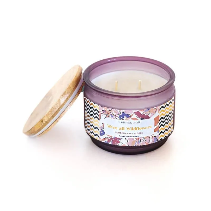 We're All Wildflowers Soy Wax Jar Scented Candle media 5