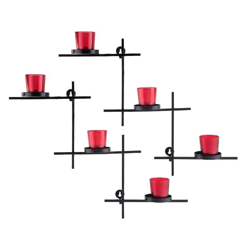 Luminaire Votive Trio (Red) - Set Of Two media 3