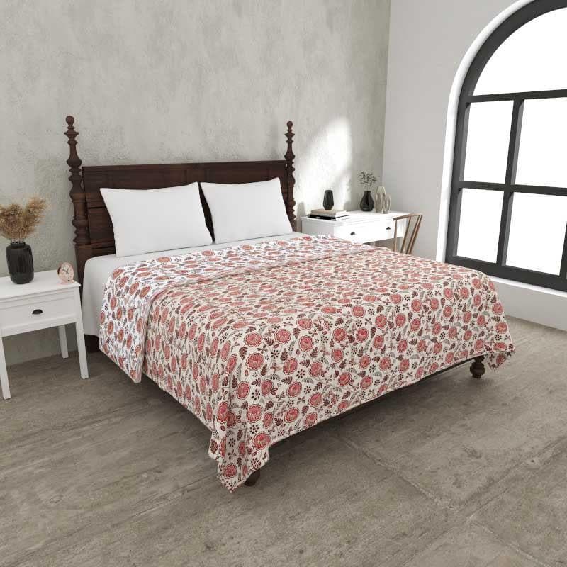 Miksha Floral Printed Brown Cotton Dohar media 3