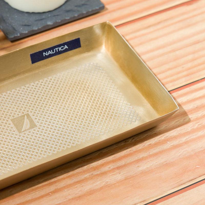 Nautica Aurum Beam Daimond Etch Stainless Steel Bathroom Tray media 4