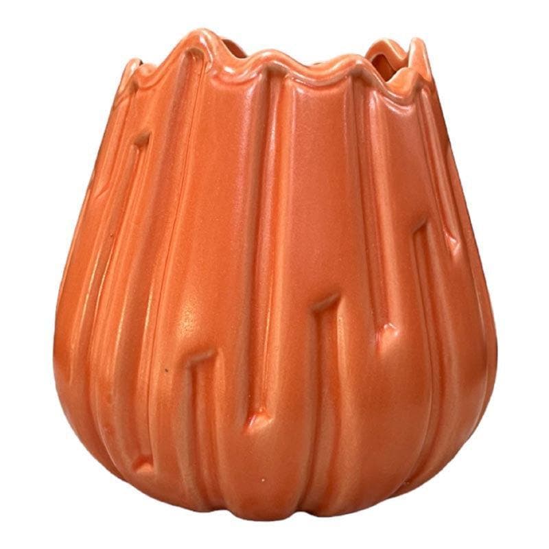 Quirky Pottery Vase - Orange media 3
