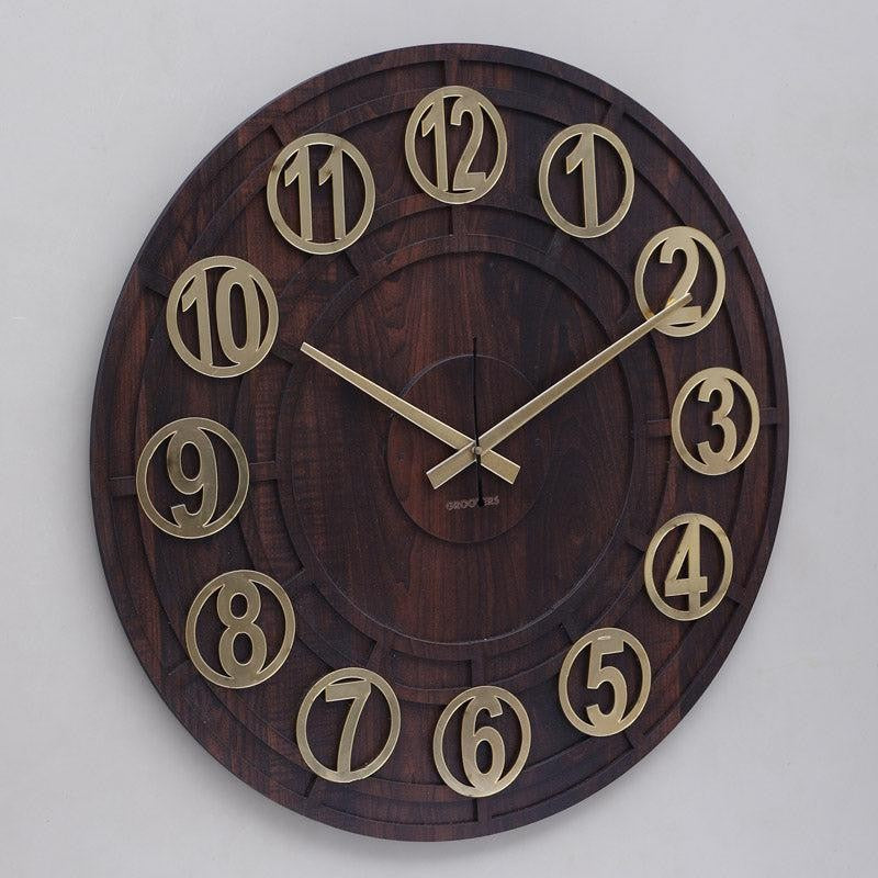 Balencia Decorative Wall Clock - Brown media 6
