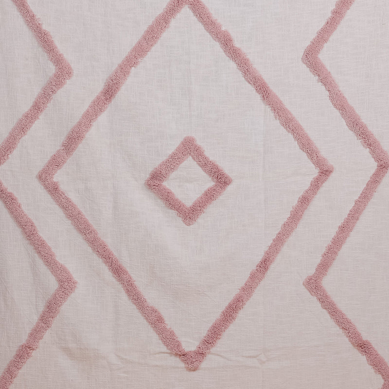 Woven Roots Cotton Throw - Pink media 4