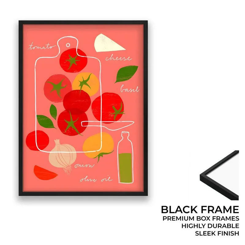 Chopped Splash Archival Canvas Wall Art - Black media 8