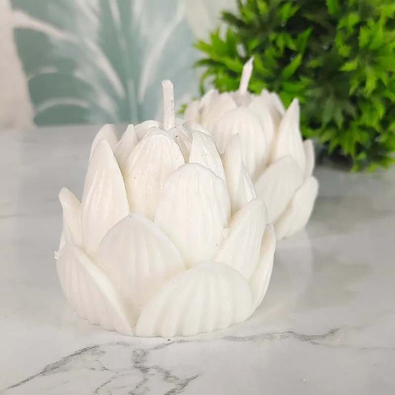 Pure Petal Minimal Soy Wax Candle - Set Of Two media 3