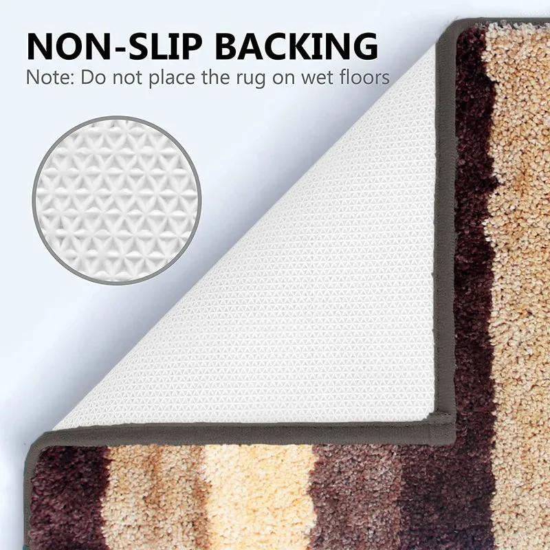 Jericho Luxe Bath Mat - Brown, Beige media 3