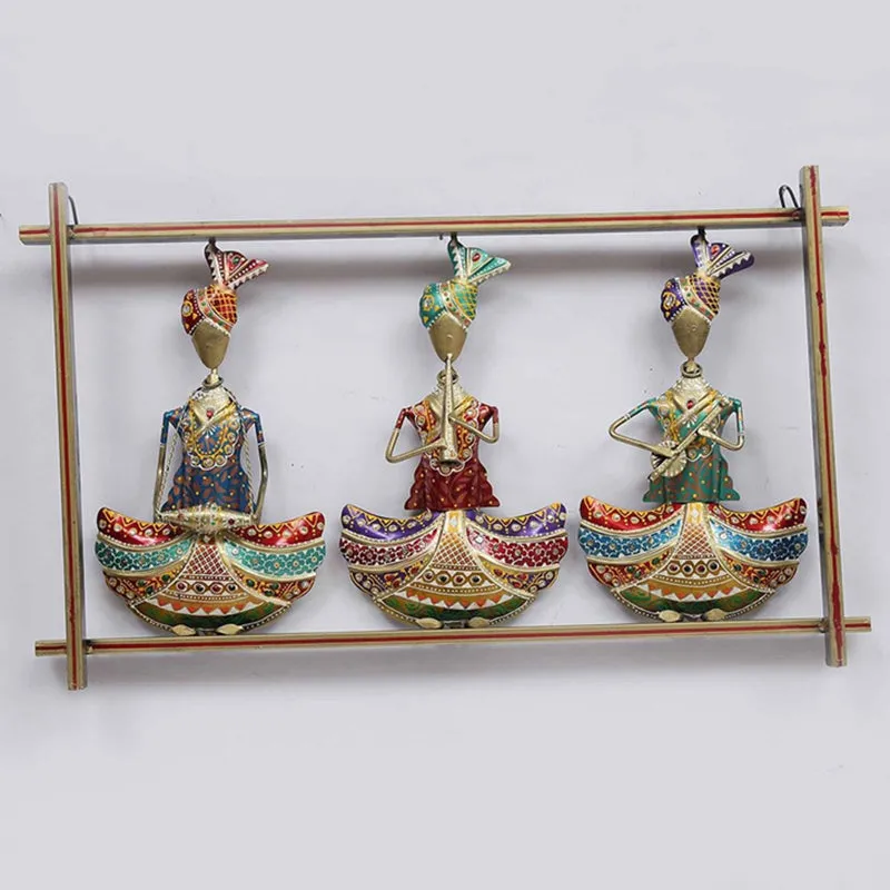 Trio Of Artists Iron Wall Accent media 3