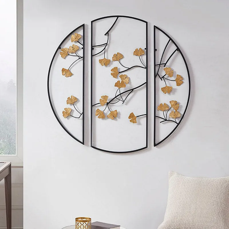 Lada Circle Chloro Iron Wall Accent - Three Piece Set media 1