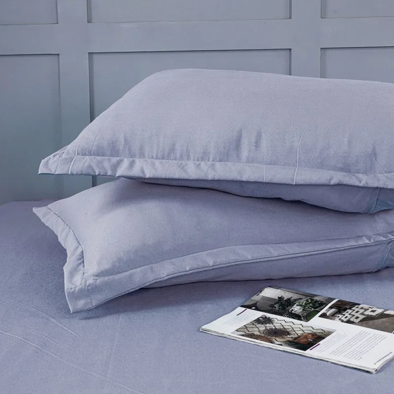 Cloud Drift Fitted Microfiber Bedsheet (Lavender) - 140 GSM media 4