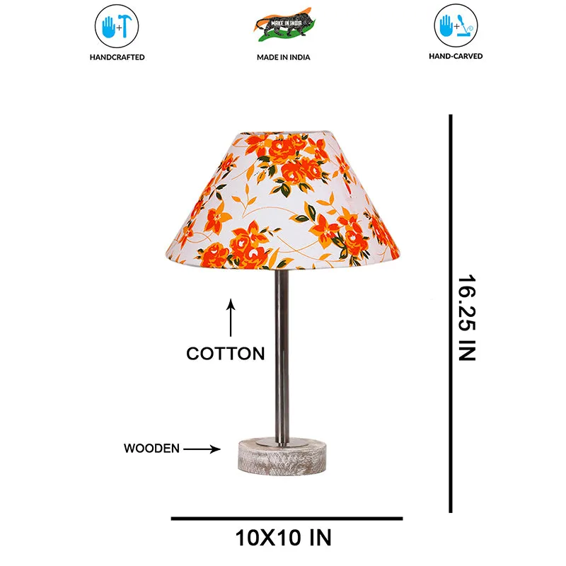 Fleur Cone Rodin Wooden Table Lamp - Multicolor media 7