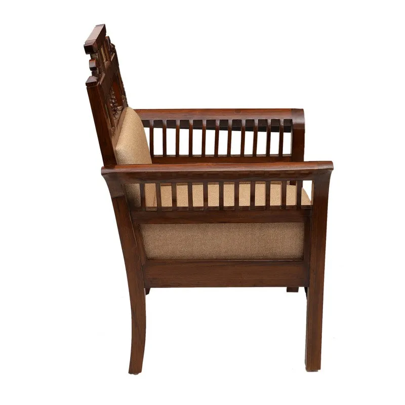 Maharaja Teak Wood Accent Chair media 4