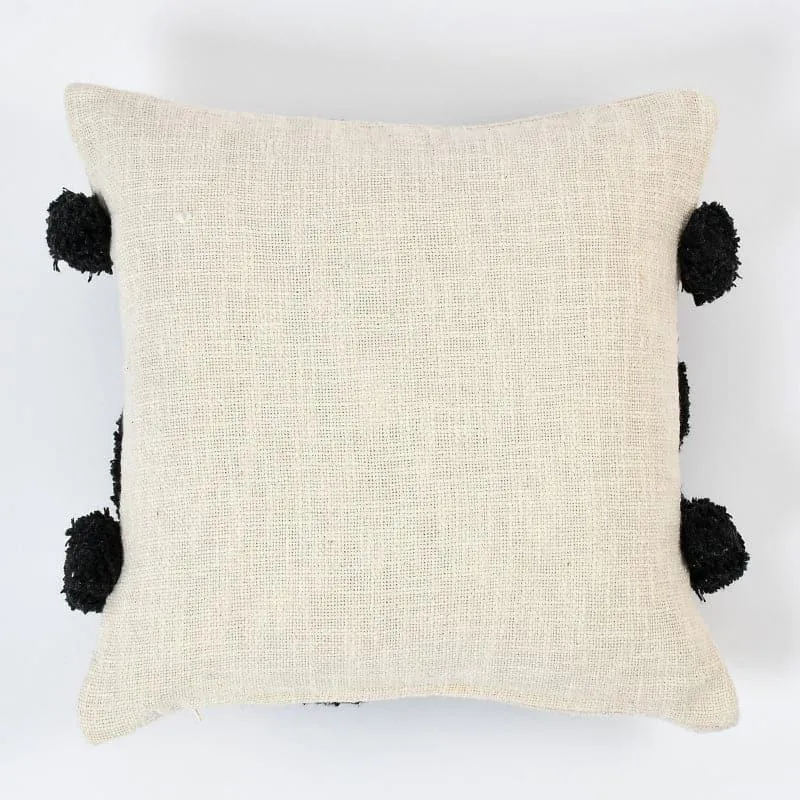 Bubble Bloom Tufted Cushion Cover (Brown) - Set Of Two media 4