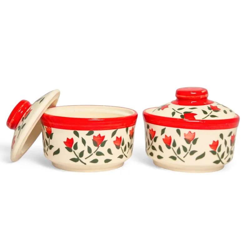 Florian Ceramic Serving Bowl (300 mL) - Set Of Two media 6