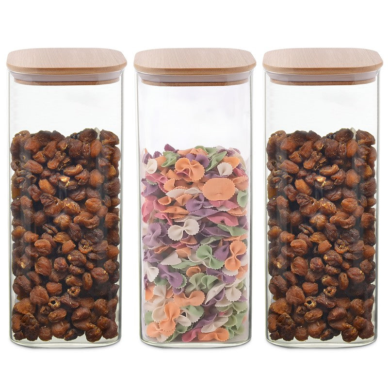Boxly Glass Jar(1000 mL Each) - Set Of Three media 4
