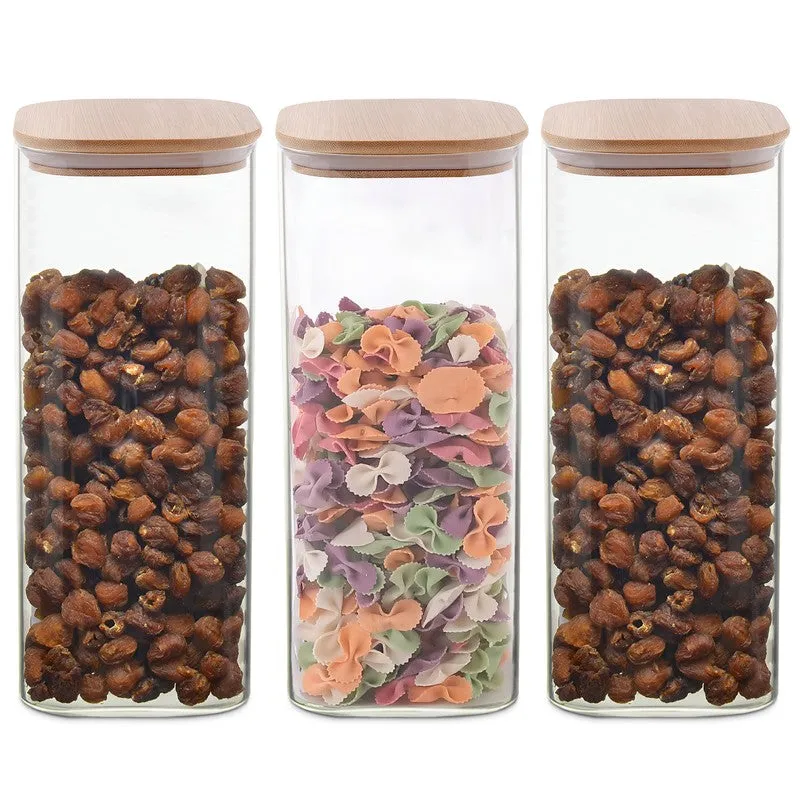 Boxly Glass Jar(1000 mL Each) - Set Of Three - 4