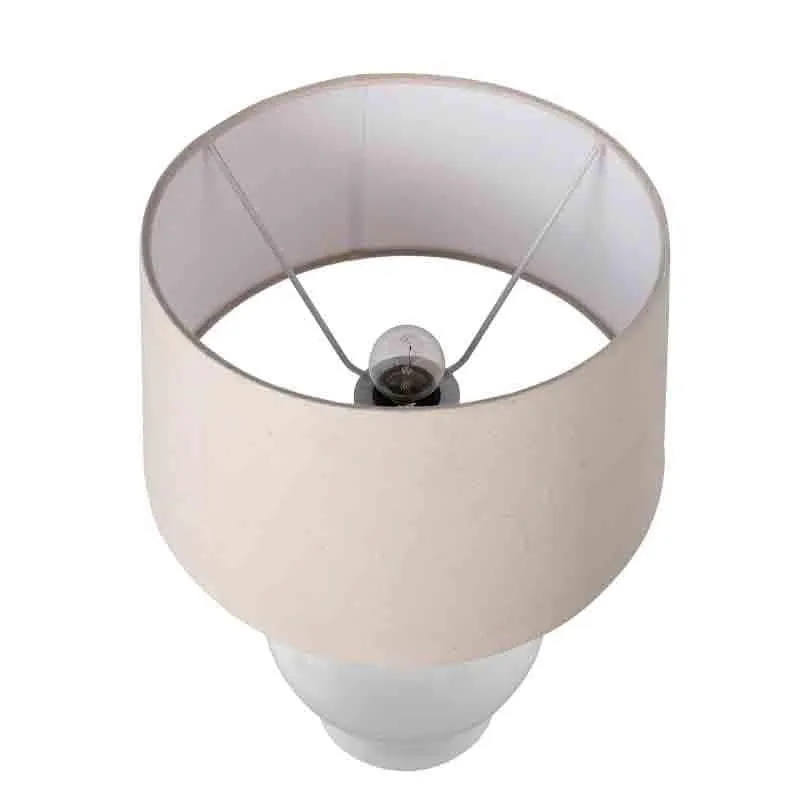 Vienna Ceramic Table Lamp - White media 5