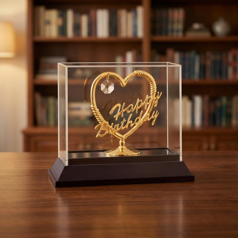 Birthday Grace 24K Gold Plated Mild Steel Showpiece
