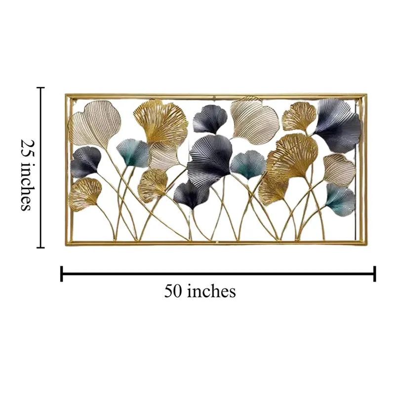 Chrome Cosmos Floral Metal Wall Accent media 5