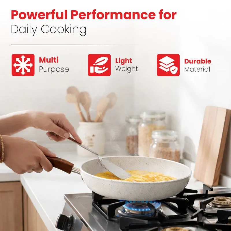 Rioware Fry Craft Matte Finish Non-Stick Frying Pan - 9.4 Inch media 7