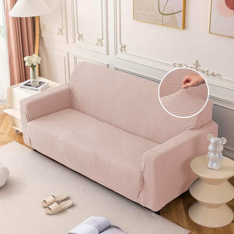 Sofique Sofa Cover - Pink media 5