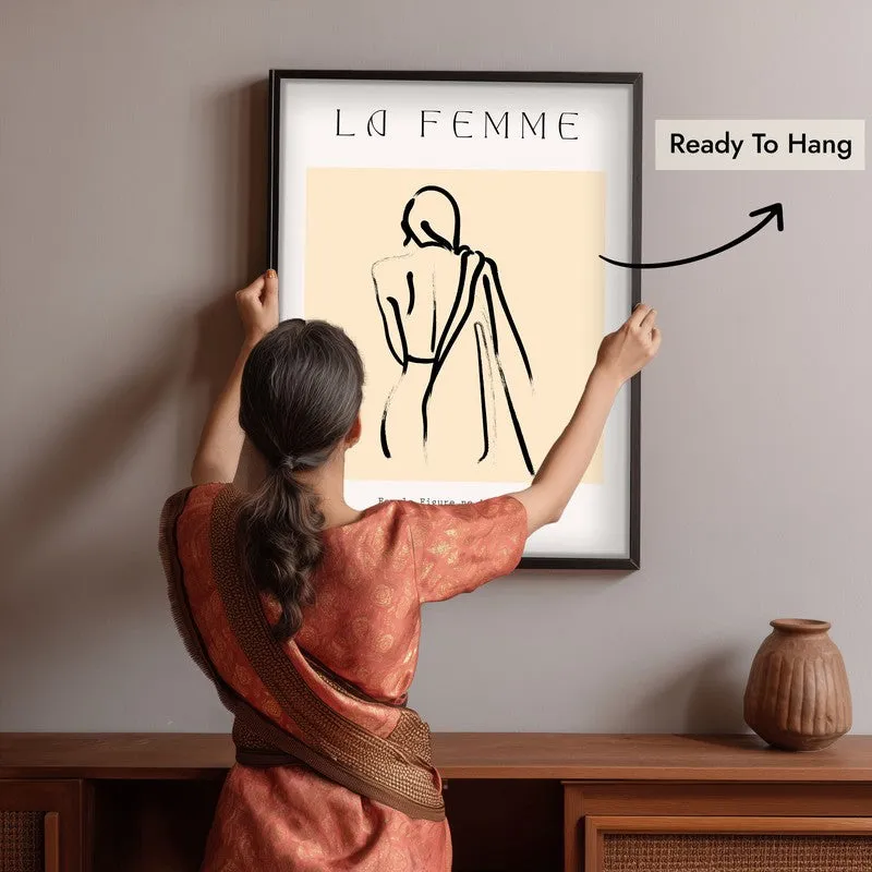 Grace in Retreat Canvas Wall Painting With Black Frame media 6