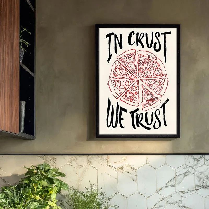 Crust Trust Archival Canvas Wall Art - Black media 3