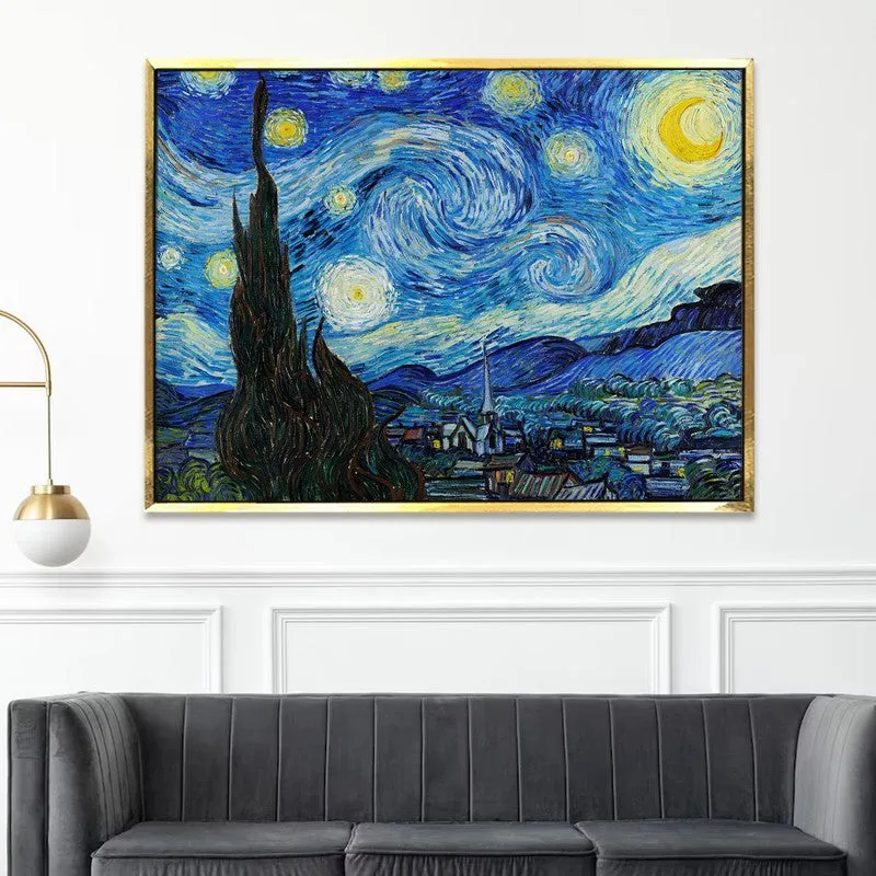 Celestial Whirl Canvas Wall Painting With Frame media 5